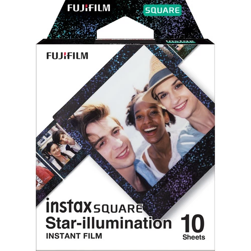 Fujifilm Instax Paper Film Square Star Illumination Instant Film 10 Sheet